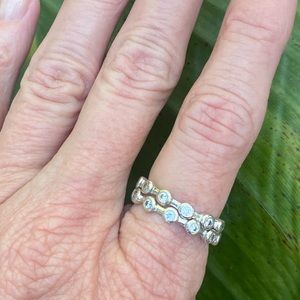 Silpada Sterling Silver Stackable Ring Set- size 8